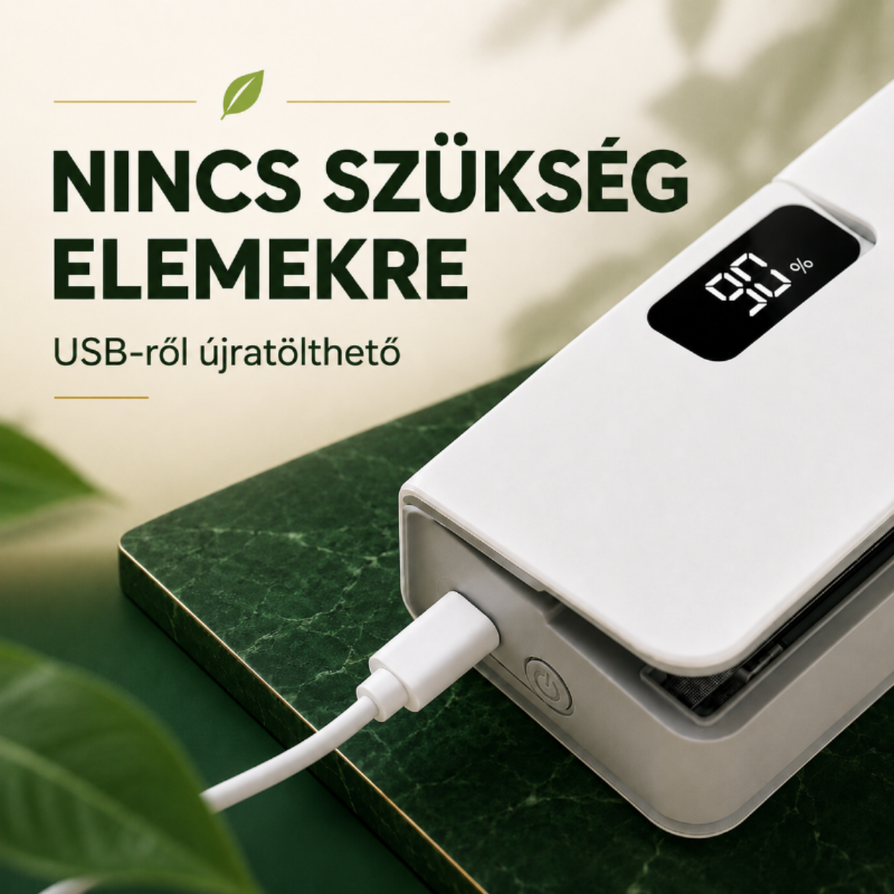 CSERMON Mini Tasaklezáró – 2 az 1-ben, beépített vágóval