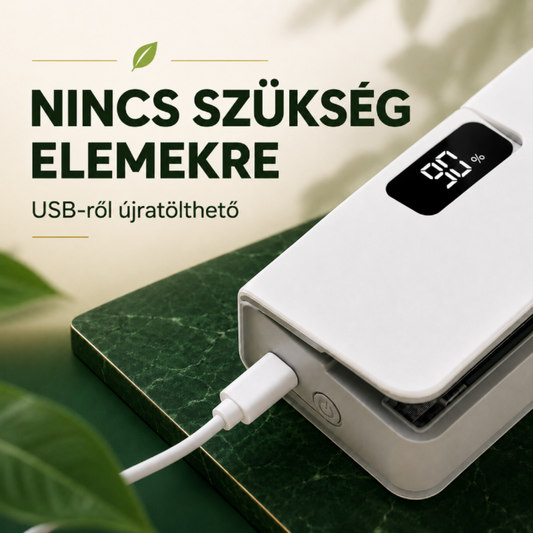 CSERMON Mini Tasaklezáró – 2 az 1-ben, beépített vágóval